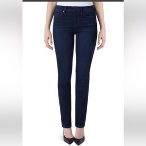 LIVERPOOL Jeans Co The Straight Dunmore Dark Blue Pullon Jeans NWT